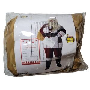 Adult Premiere Santa Claus Christmas Suit Costume - SIZE XXL 2XL - 10 Pieces!